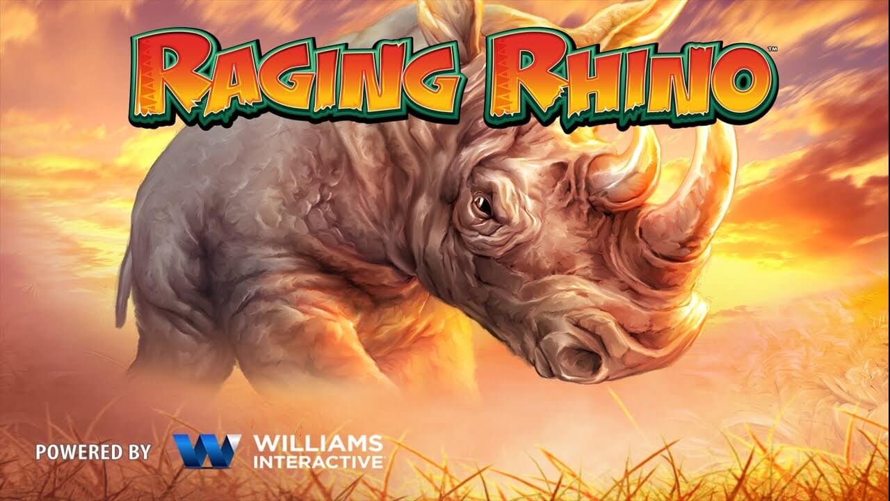 Raging Rhino von WMS ist aufgrund seiner Freispiele und hohen Volatilität ein sehr beliebter High-Roller-Slot.